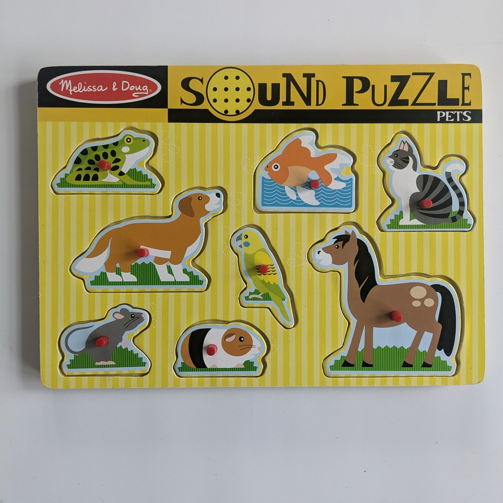 Melissa & Doug Sound Puzzle Pets Ages 2+